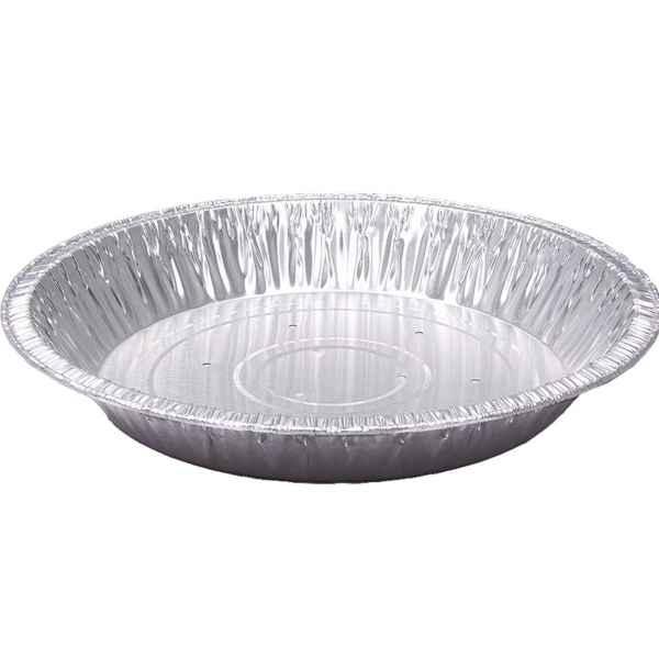 9" Heavy Alum Extra Deep Pie Pan w/ 9 hole Perf., 33 oz.