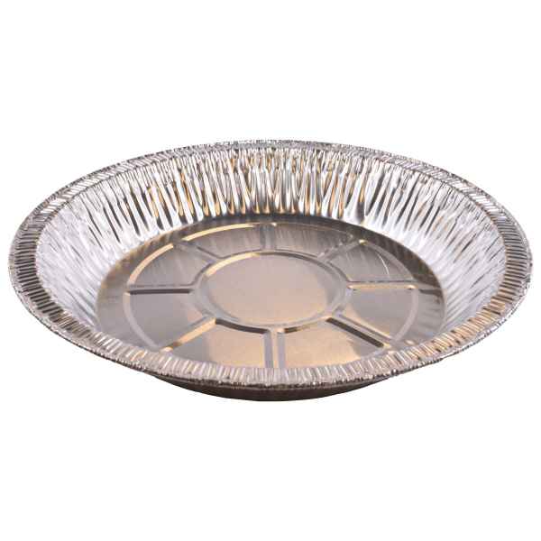 9" Alum Pie Pan w/ Wagon Wheel Design, 30 oz.