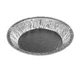 9" Heavy Alum Extra Deep Lanced Pie Pan w/ Waffle Bottom, 31 oz.