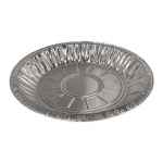 8" Alum Medium Pie Pan w/ Wagon Wheel Design, 15 oz.