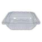 7" x 5.5" PET Vented Produce Hinge, 1 Quart