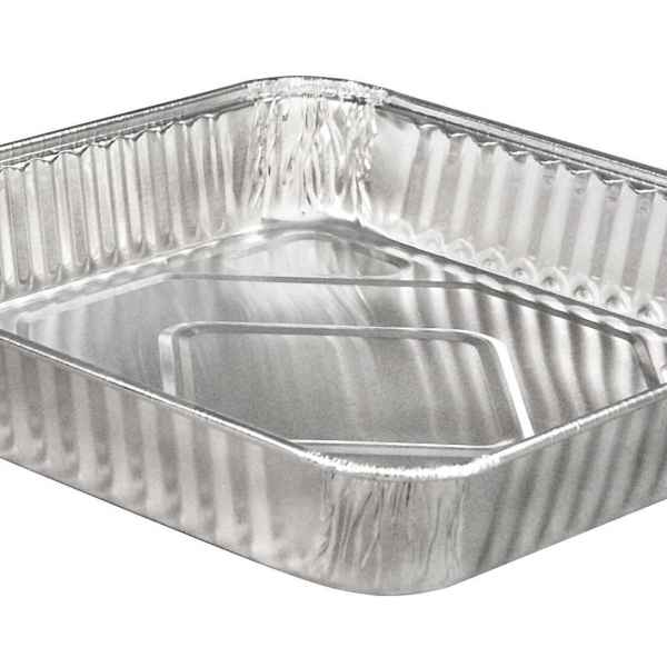 8" Square Heavy Alum Pan, 33 oz., 6500 ct.