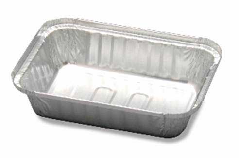 D&W 1 lb. Foil Bread Loaf Pan - 500/Case