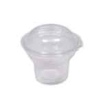 4.7" Round PET Parfait Cup w/High Domed Lid, 10 oz.