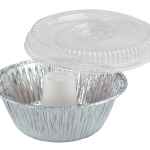 8" Alum Angel Food Pan w/ Precup and Dome, 56 oz.