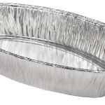 8.6" x 5.8" Alum Oval Closeable Pan, 23 oz.