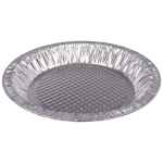 9" Alum Rev Lanced Pie Pan w/ Waffle Bottom, 26 oz.