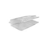 9.4" x 7" x 2.8" Clear PS Mini Shallow Danish Hinge