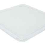 5.3" Square PET Lid for 8 and 16 oz. Flair Deli Base