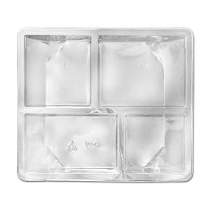 CaterLuxe 18 Flat Embossed Tray - D & W Fine Pack