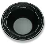 6" Round Black Pearl® PS Bowl, 12 oz.