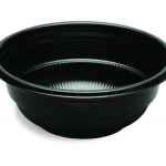 5.8" Round Black PS Hot Cold Bowl 16 oz.