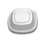 Forum® 7" Square PS High Dome Lid, Vented