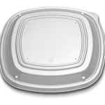 Forum® 10" Square PS Low Dome Lid w/ 4 Vents