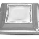 Savvy® 10" Square PS Low Dome Lid