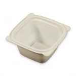 Cruiser® Sides 4" Square White MFPP Base, 6 oz.