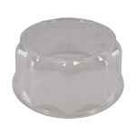 9" PET Scalloped Cake Dome, 4" high