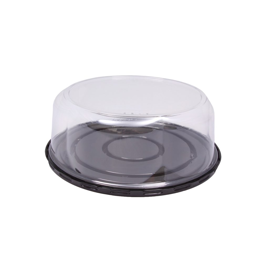 10 Plastic Cake Containers with Dome Lid - 10/Pack