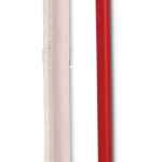 7.75" Giant Red PP Straw, Wrapped