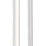 10.25" Tall Jumbo Translucent PP Straw, Wrapped