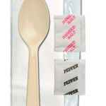 Monarch Champagne Teaspoon, Salt & Pepper, Papas Seasoning, Napkin