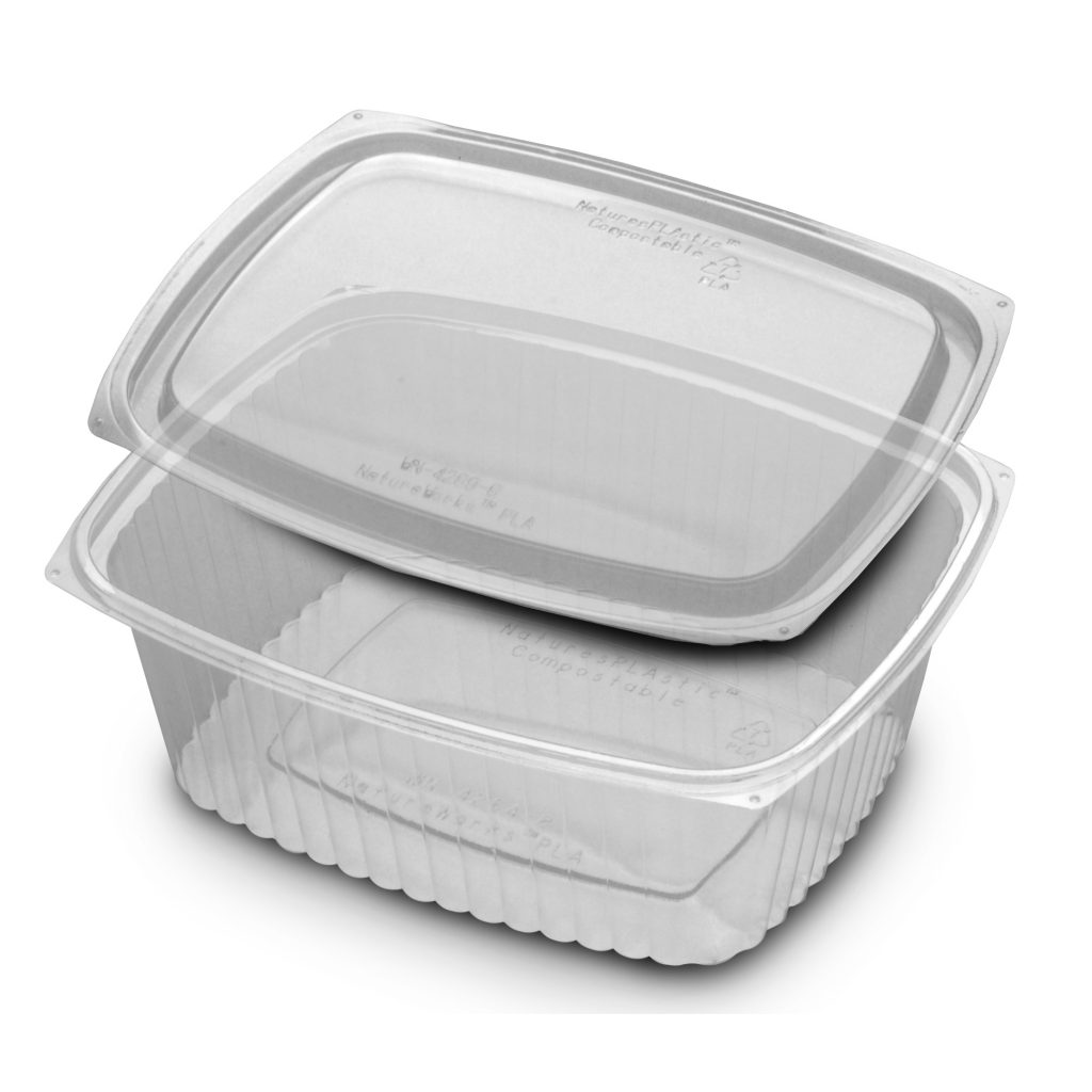 Case of Plastic - 64oz. - Disposable - Deli Containers