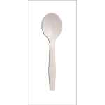 Senate White Medium Weight PP Soup Spoon