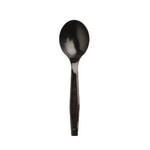 Senate Ebony Medium Weight PP Soup Spoon