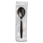 Senate Ebony PP Soup Spoon, Wrapped, 1000 ct.