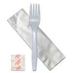 Senate™ White PP Fork, Salt & 13X17 Napkin