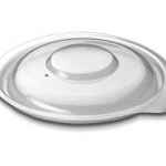 Cruiser® Bowl 4.8" Round Black PP Small Bowl Lid w/ Pin Vents