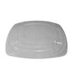 Forum Pro 10" Square PP Low Dome Anti-Fog Lid w/4 Vents