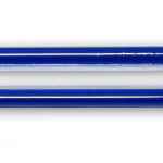 10.25" Tall Giant Blue PP Straw, Film Wrapped