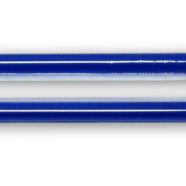 10.25" Tall Giant Blue PP Straw, Film Wrapped