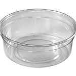 FreshServe® Round Standard Flange PET Container, 8 oz.