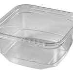 FreshServe® Square PET Container, 12 oz.